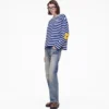 Maglia a maniche lunghe a righe Daisy