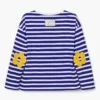 Maglia a maniche lunghe a righe Daisy