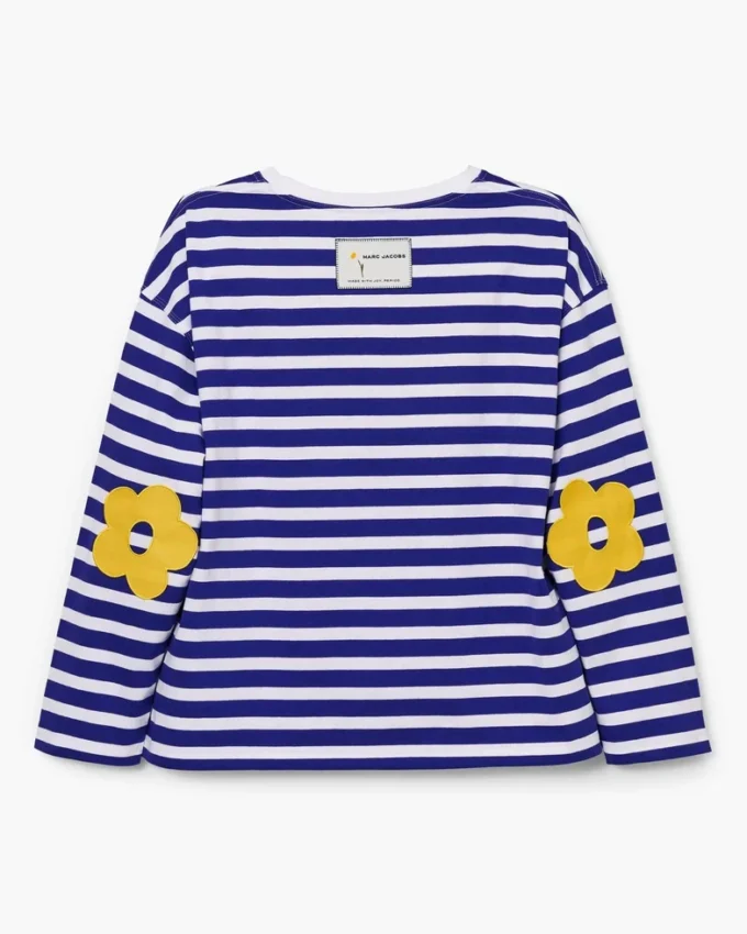 Maglia a maniche lunghe a righe Daisy