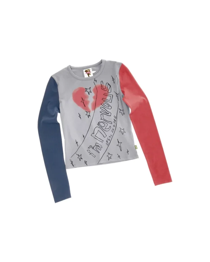 Maglia a maniche lunghe I’m Nervous