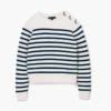 Maglia girocollo a righe bretoni
