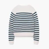 Maglia girocollo a righe bretoni