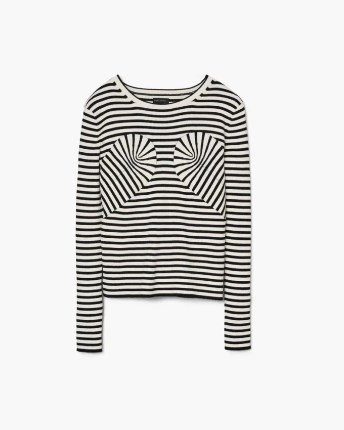 Maglia girocollo con cuciture Maglia girocollo con cuciture