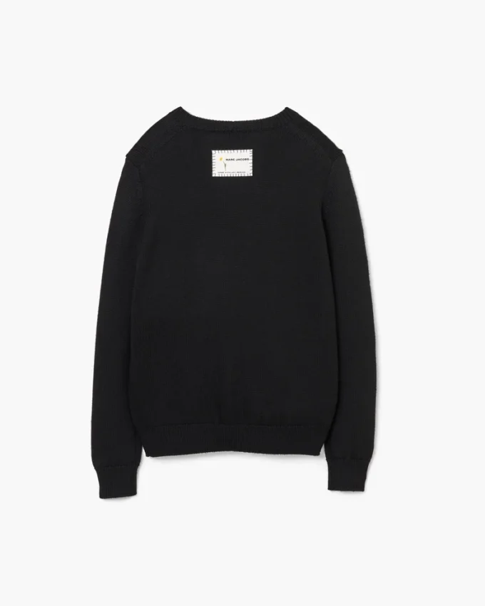 Maglia girocollo jacquard Marc Is Joy