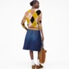 Maglia girocollo Preppy Daisy Argyle