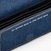 Mini borsa con catena in denim Mini borsa con catena in denim