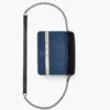 Mini borsa con catena in denim Mini borsa con catena in denim
