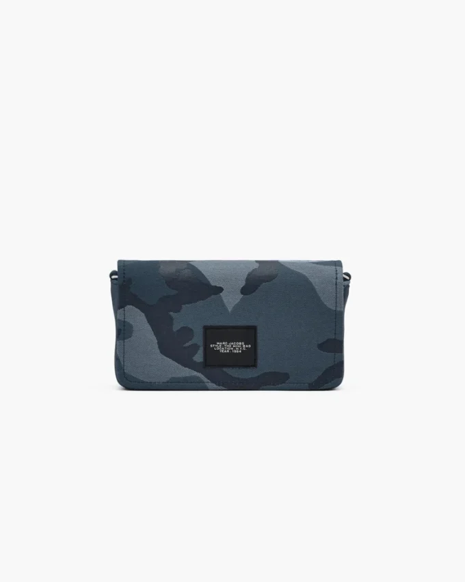 Mini borsa con catena in jacquard mimetico Mini borsa con catena in jacquard mimetico