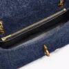 Mini borsa Trinket Charm Denim Dual Chain Mini borsa Trinket Charm Denim Dual Chain