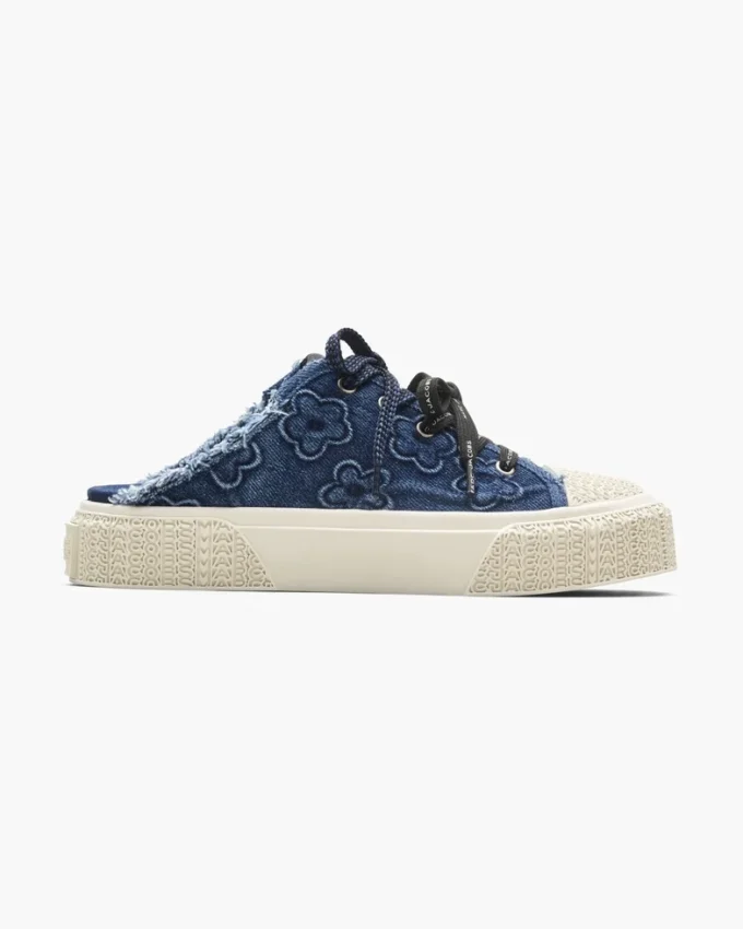 Mule sneaker in denim Puffy Daisy