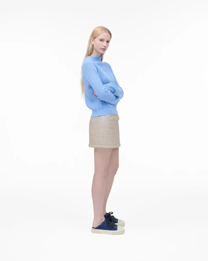 Mule sneaker in denim Puffy Daisy