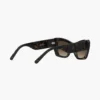 Occhiali da sole cat-eye con logo Bold