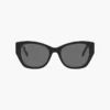 Occhiali da sole cat-eye squadrati con logo audace Occhiali da sole cat-eye squadrati con logo audace