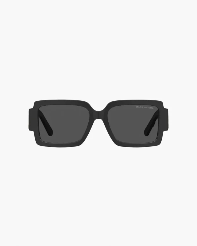 Occhiali da sole squadrati con logo audace Occhiali da sole squadrati con logo audace