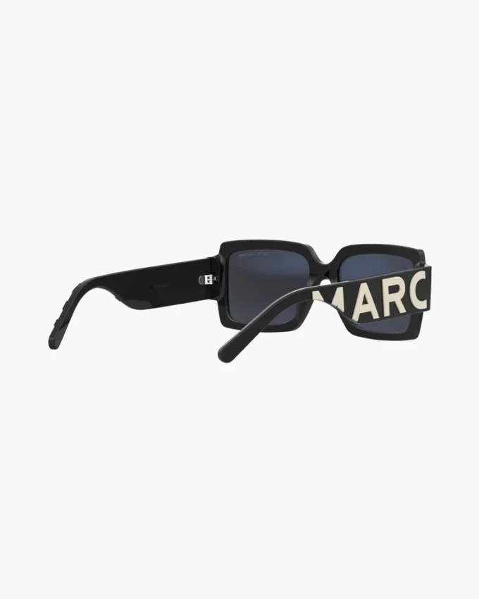 Occhiali da sole squadrati con logo audace Occhiali da sole squadrati con logo audace