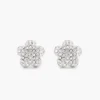 Orecchini a bottone con pavé di margherite Daisy Orecchini a bottone con pavé di margherite Daisy