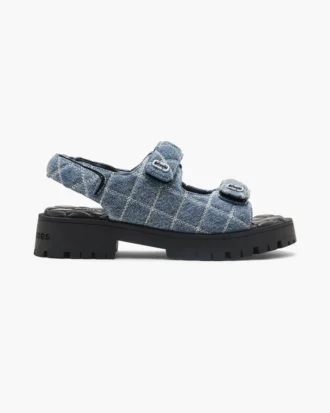 Sandalo Sunny in denim trapuntato Sandalo Sunny in denim trapuntato