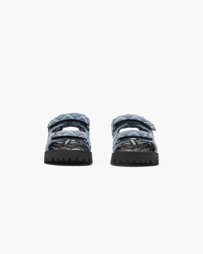Sandalo Sunny in denim trapuntato