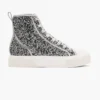 Sneaker alta con paillettes Sneaker alta con paillettes