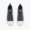 Sneaker alta in denim Rip And Repair Sneaker alta in denim Rip And Repair