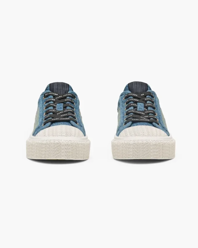 Sneaker in denim destrutturato Sneaker in denim destrutturato