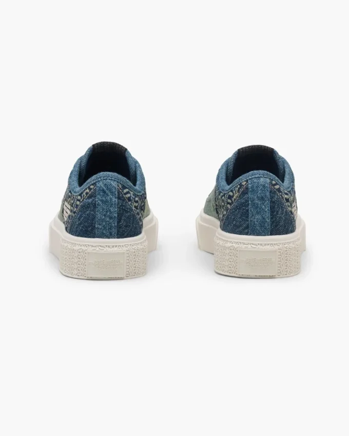 Sneaker in denim destrutturato Sneaker in denim destrutturato