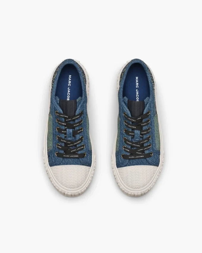 Sneaker in denim destrutturato Sneaker in denim destrutturato