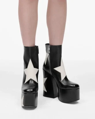 Stivali con plateau Kiki Star Patchwork Stivali con plateau Kiki Star Patchwork
