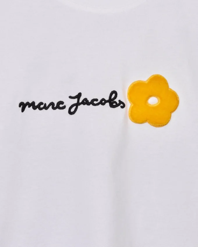 T-shirt slim con logo Daisy