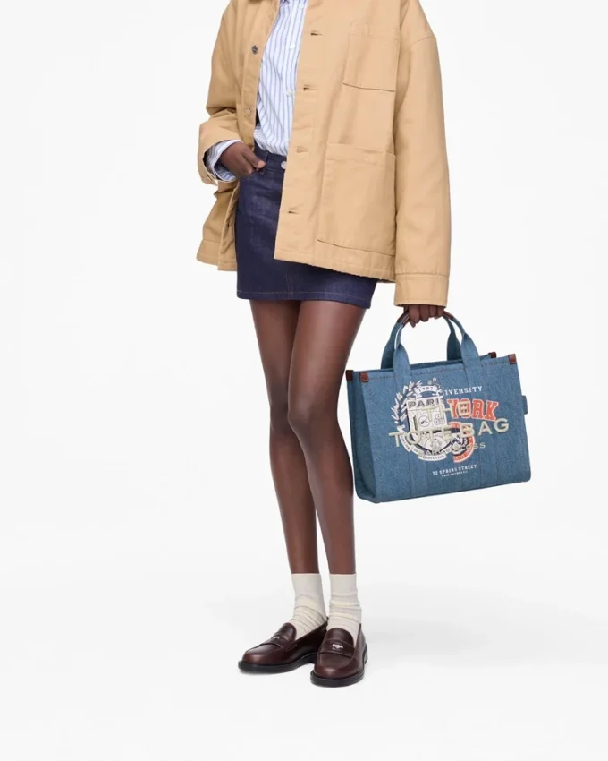 The A.P.C. X Marc Jacobs Denim Medium Tote Bag The A.P.C. X Marc Jacobs Denim Medium Tote Bag
