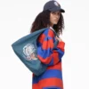 The A.P.C. X Marc Jacobs Sack Bag in denim The A.P.C. X Marc Jacobs Sack Bag in denim