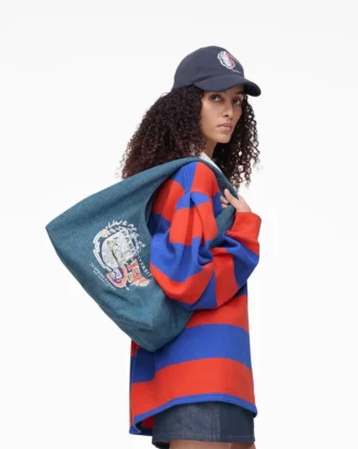 The A.P.C. X Marc Jacobs Sack Bag in denim
