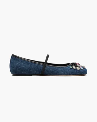 The Gem Denim Sabrina Ballerina The Gem Denim Sabrina Ballerina