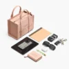 The small Metallic Leather Tote Bag