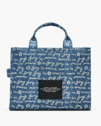 The Joy Denim Medium Tote Bag