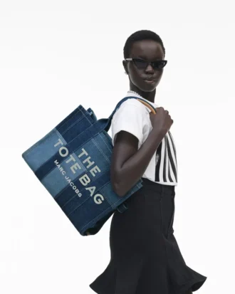 The large denim Tote Bag The large denim Tote Bag