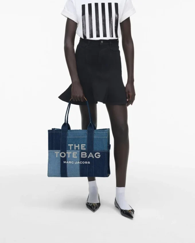 The large denim Tote Bag The large denim Tote Bag