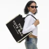 The large jacquard Tote Bag