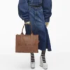 The large Tote Bag in pelle The large Tote Bag in pelle