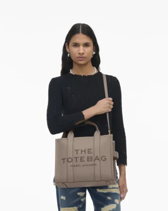 The medium Tote Bag in pelle