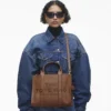 The medium Tote Bag in pelle