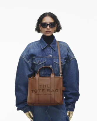 The medium Tote Bag in pelle