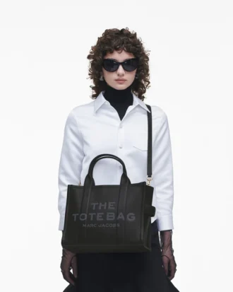 The medium Tote Bag in pelle