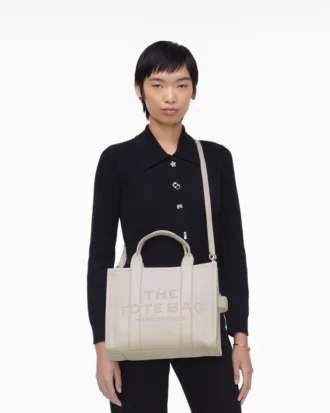 The medium Tote Bag in pelle