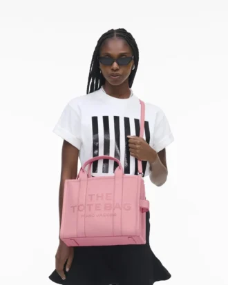 The medium Tote Bag in pelle