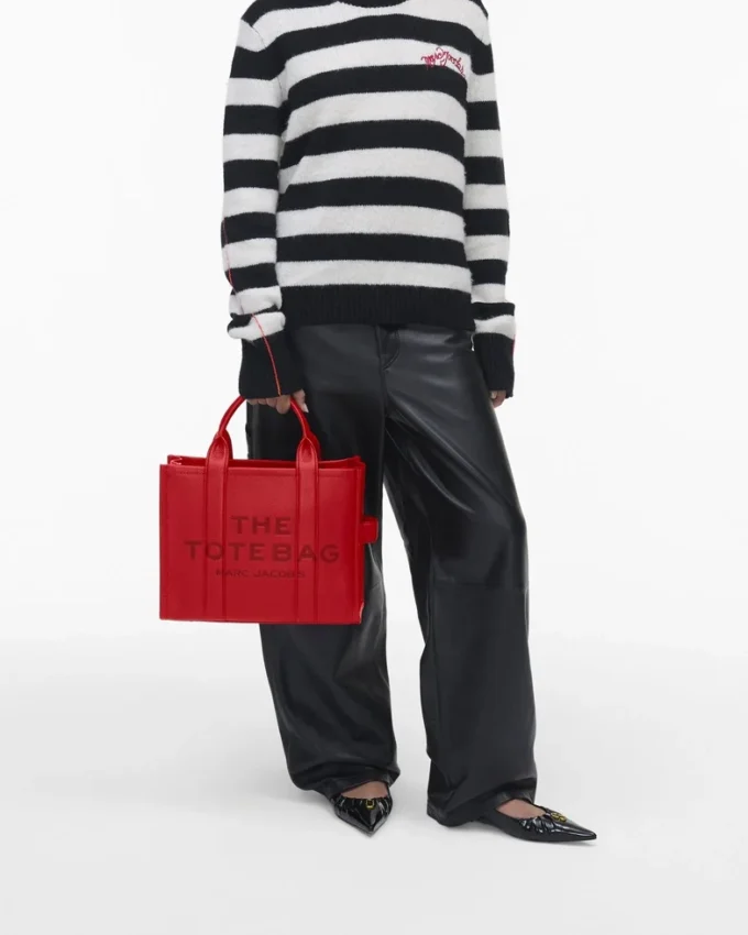 The medium Tote Bag in pelle The medium Tote Bag in pelle