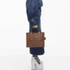 The medium Tote Bag in pelle