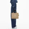 The medium Tote Bag in pelle