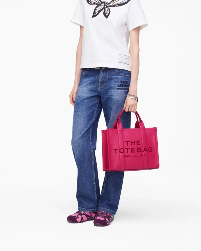 The medium Tote Bag in pelle