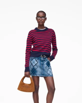 The mini Sack Bag in pelle scamosciata